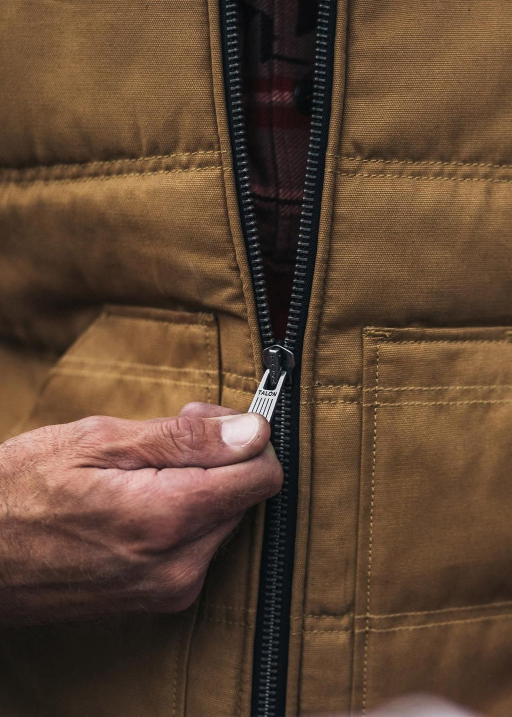 Work Vest Cognac