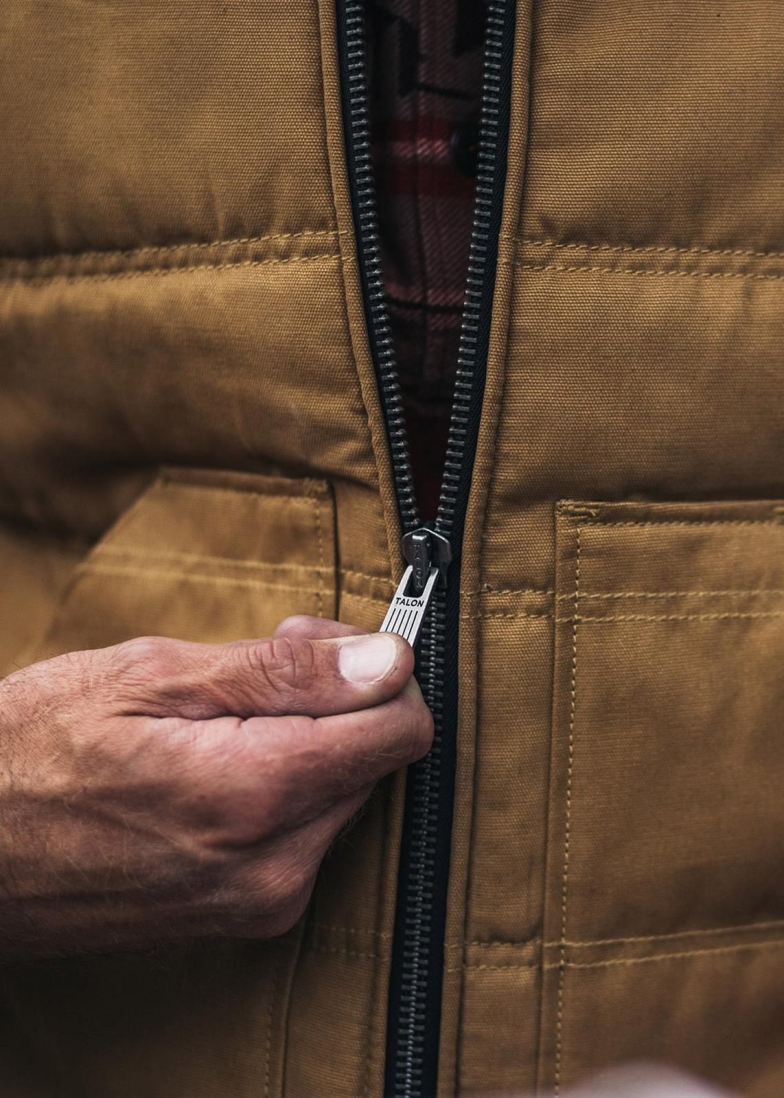 Work Vest Cognac