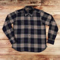 1937 Roamer Checkered Shirt Blue Beige