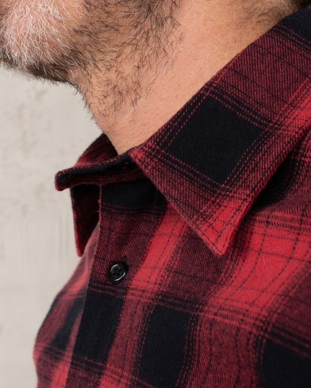 1937 Roamer Checkered Shirt Red