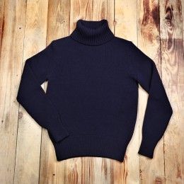 1923 Turtle Neck Knitwear Navy