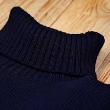 1923 Turtle Neck Knitwear Navy