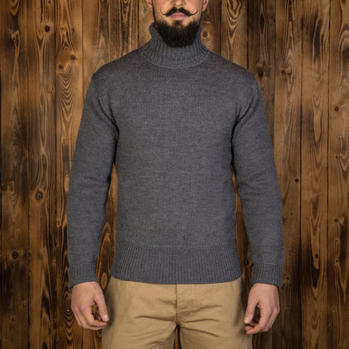 1923 Turtle Neck Knitwear Grey