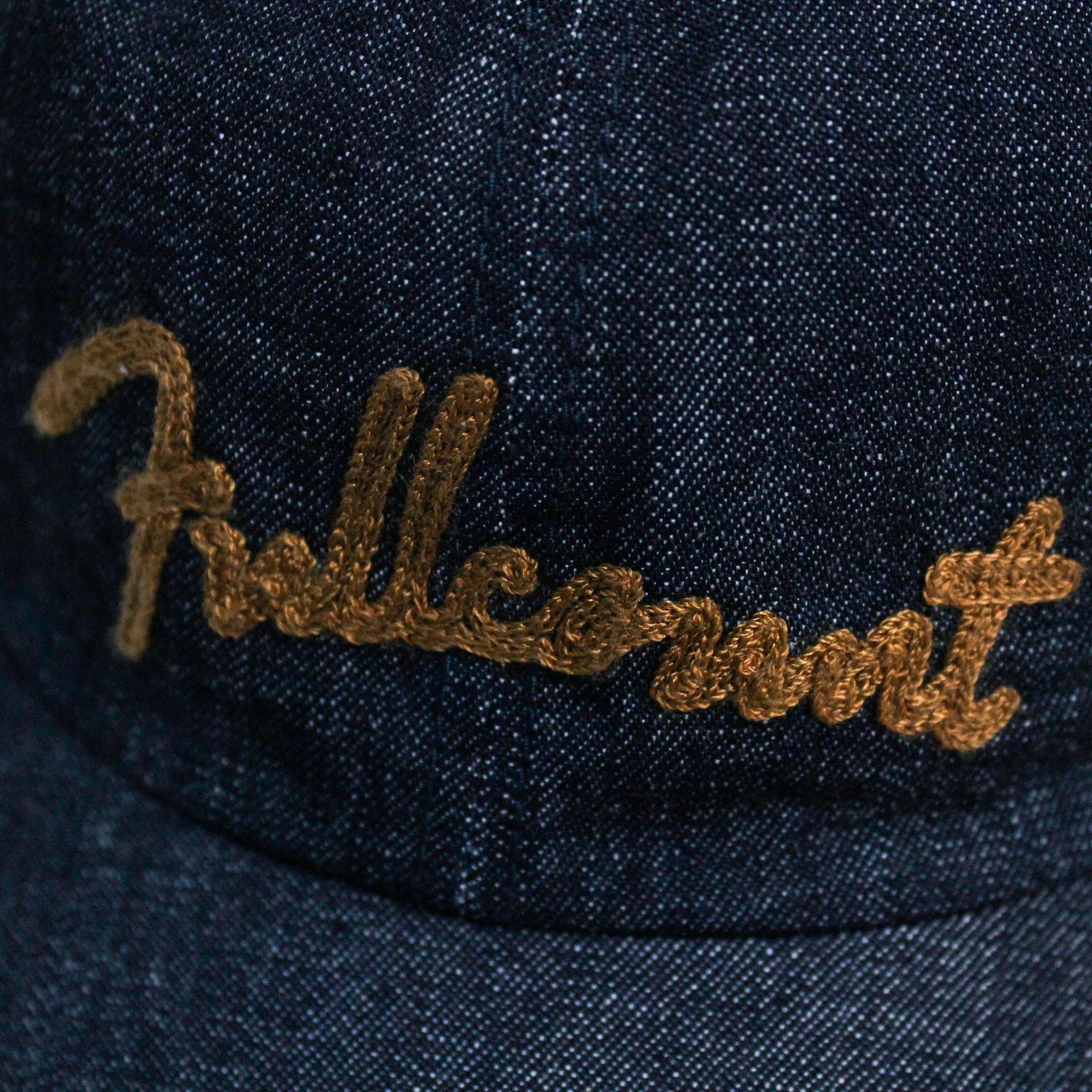 6007 - Chain Embroidery Denim Cap