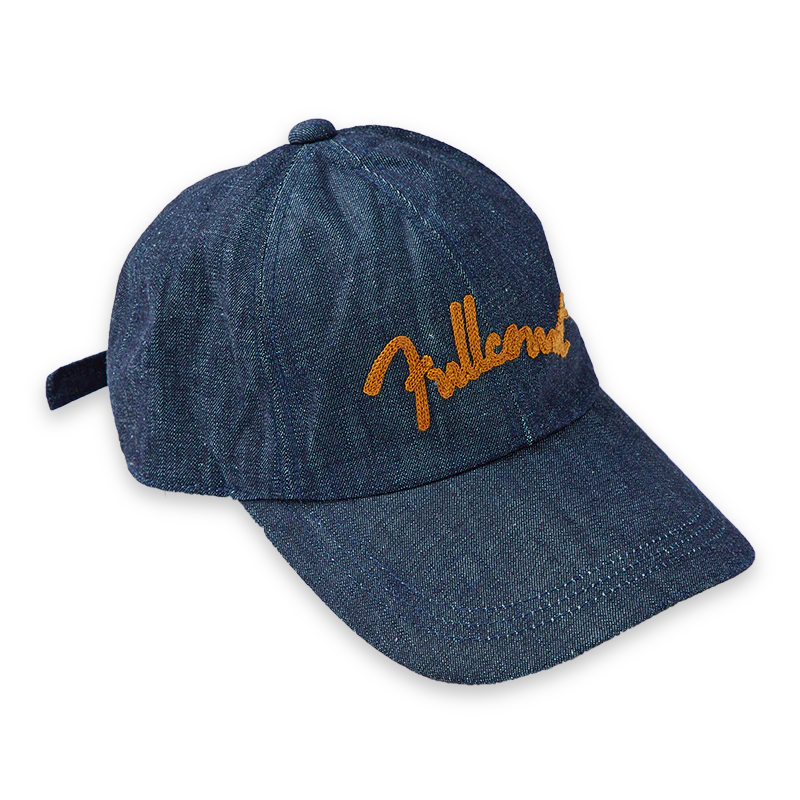 6007 - Chain Embroidery Denim Cap