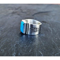 925 Silver Turquoise Ring "Lasso"