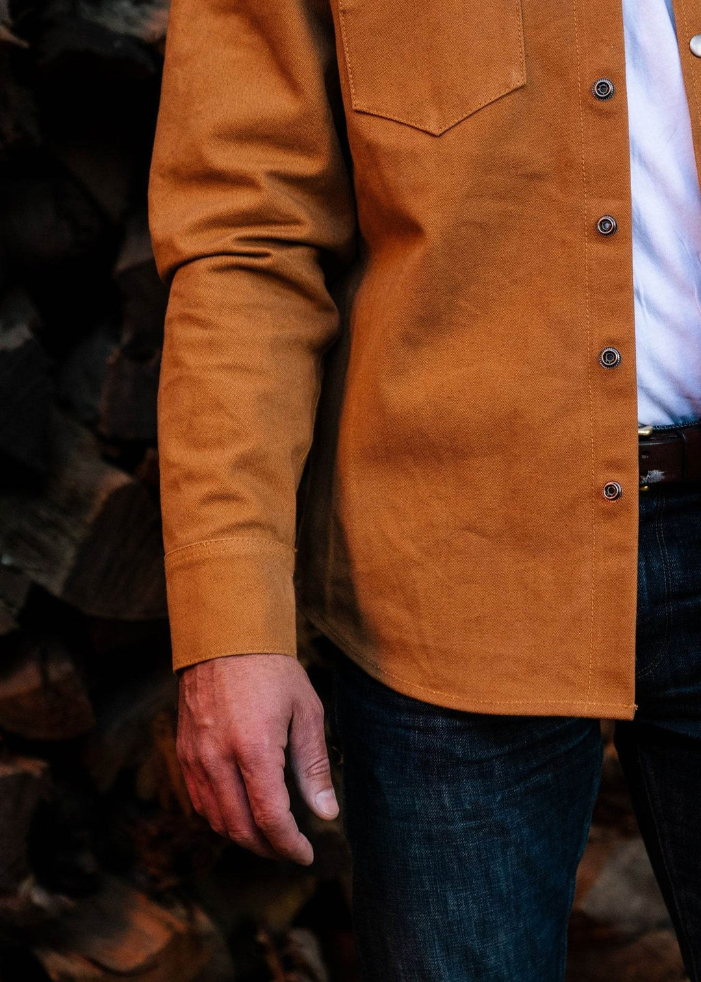 Fenceline Shirt Canvas Core Congnac