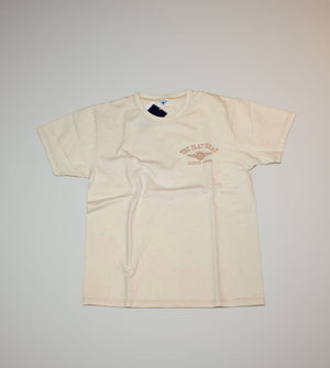 Loopwheeled Heavyweight Flying Weel T-Shirt Off White