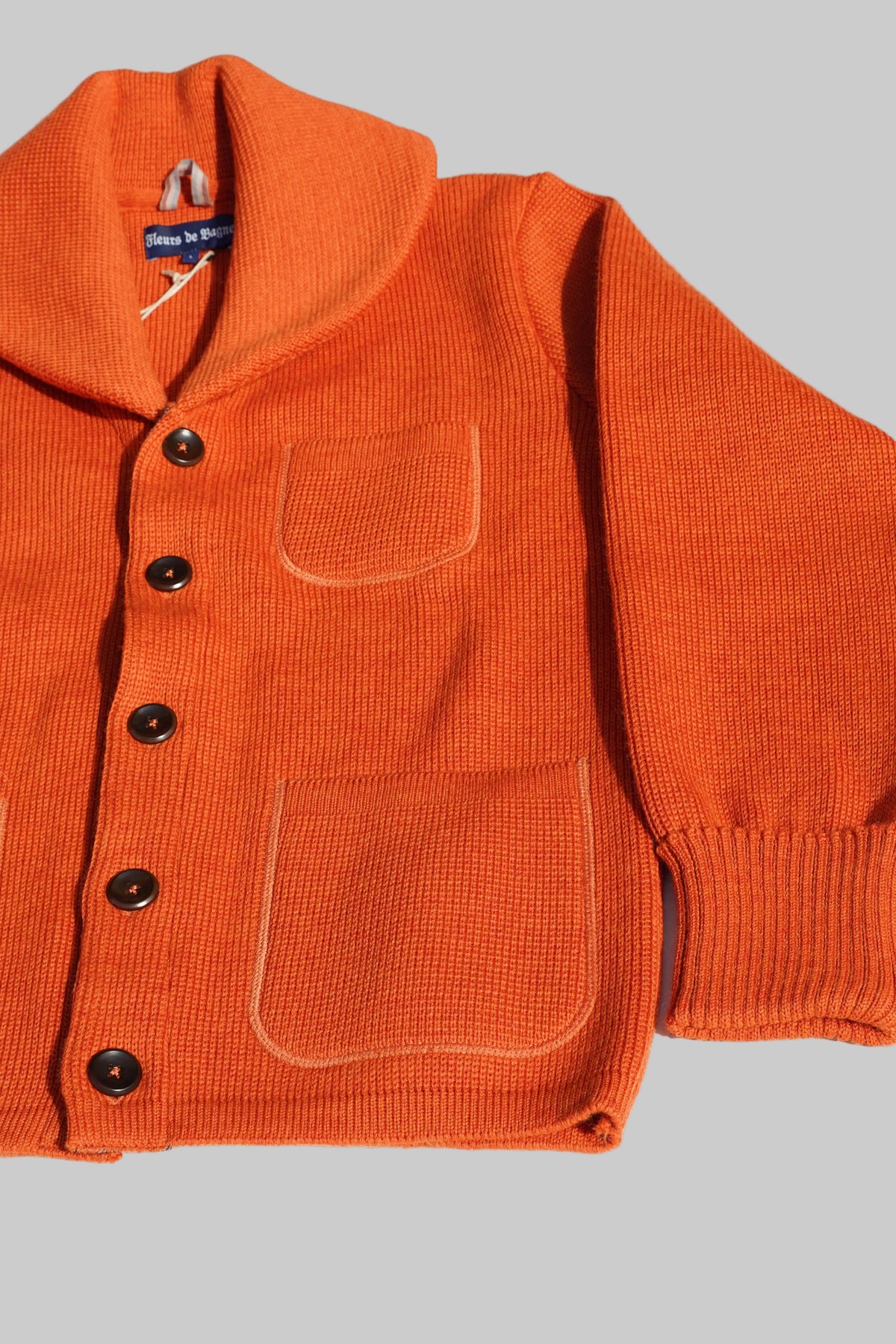Le Cardigan L'Enfant Du Malheur Orange