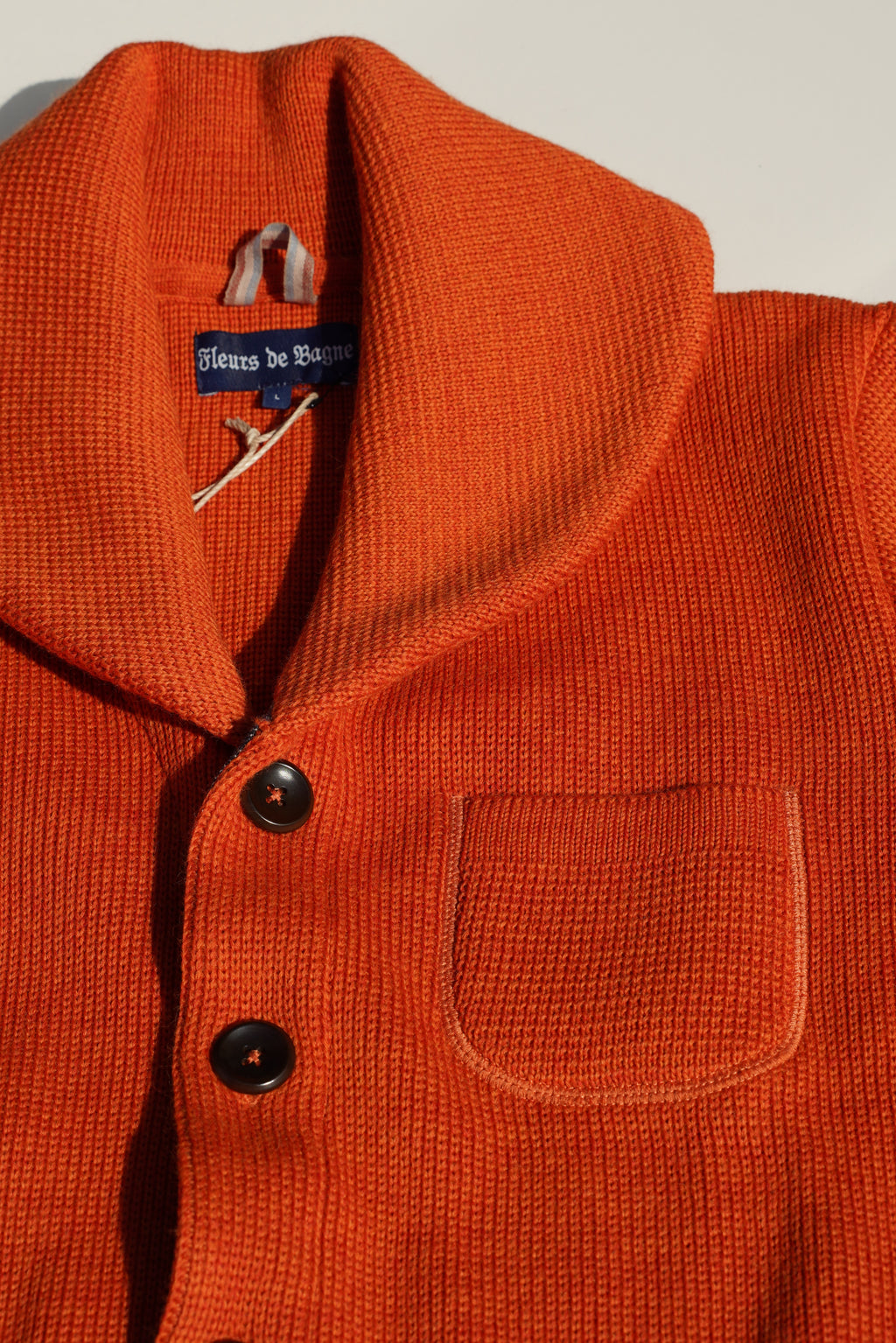 Le Cardigan L'Enfant Du Malheur Orange