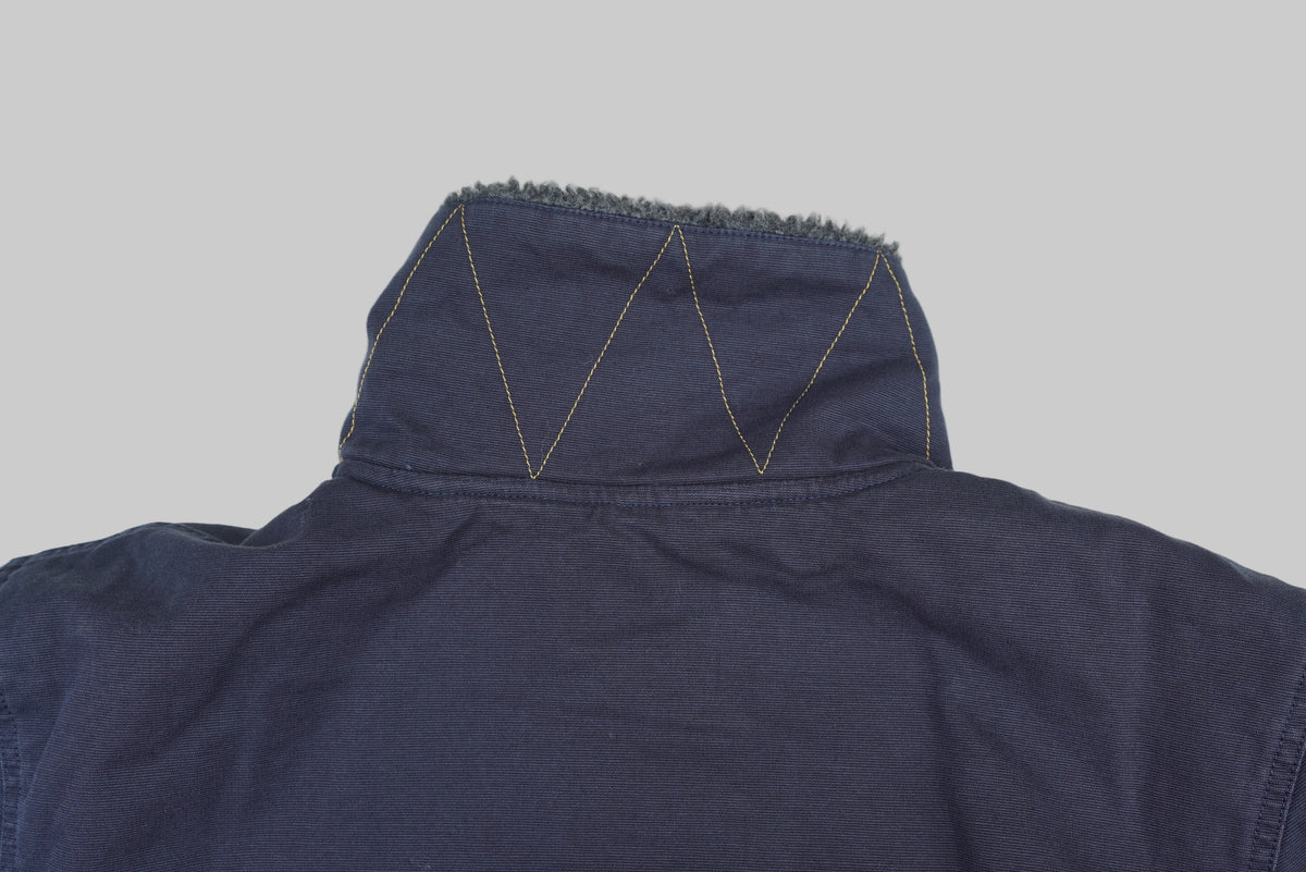 Deck Jacket Navy Stone Washed
