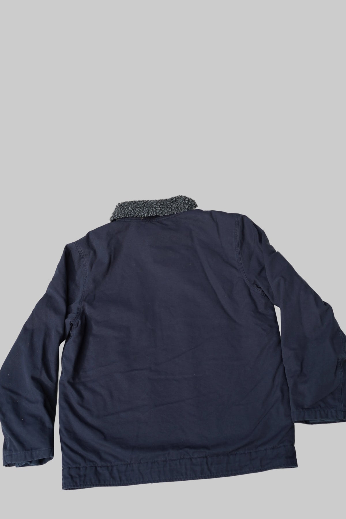 Deck Jacket Navy Stone Washed
