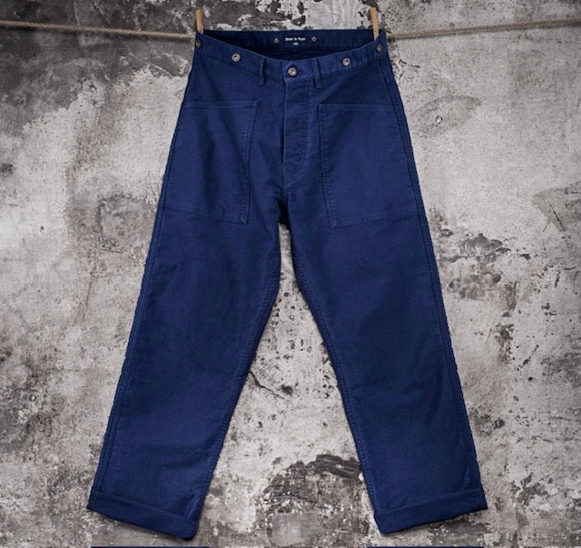 Le Pantalon Penitencier Moleskine Blue
