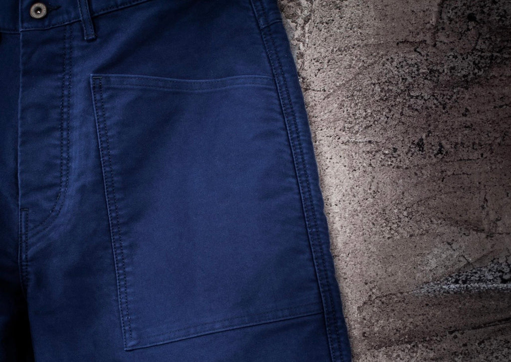 Le Pantalon Penitencier Moleskine Blue