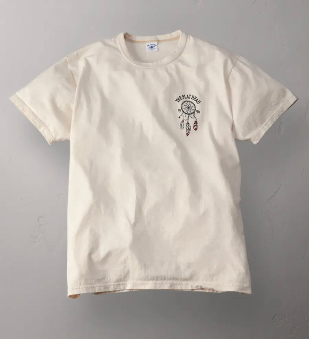 Loopwheeled Heavyweight 9,7oz Motorcycle Race Off White