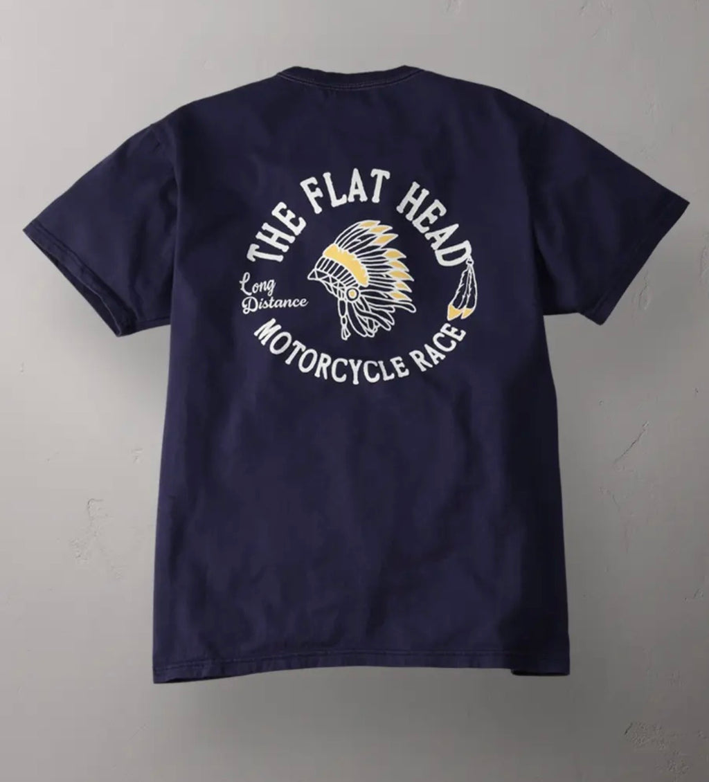 Loopwheeled Heavyweight 9,7oz Motorcycle Race Navy