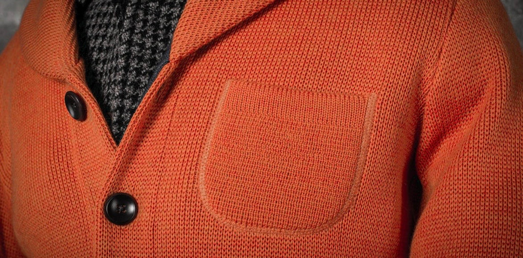 Le Cardigan L'Enfant Du Malheur Orange