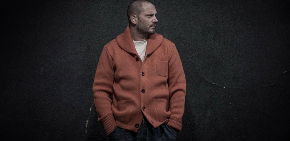 Le Cardigan L'Enfant Du Malheur Orange