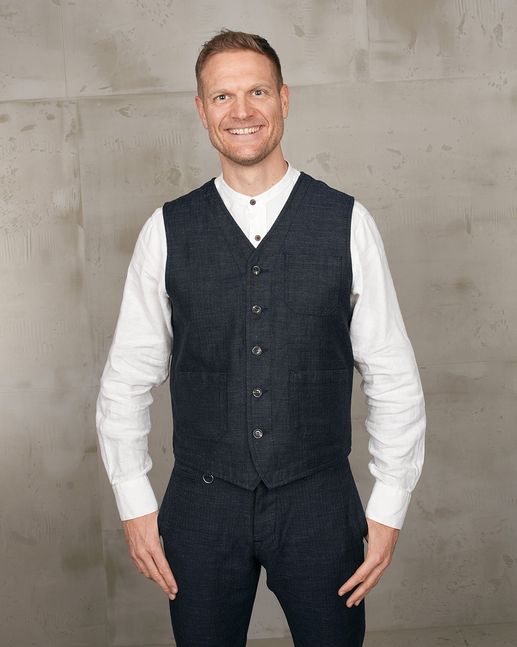 1937 Roamer Vest Owen Blue