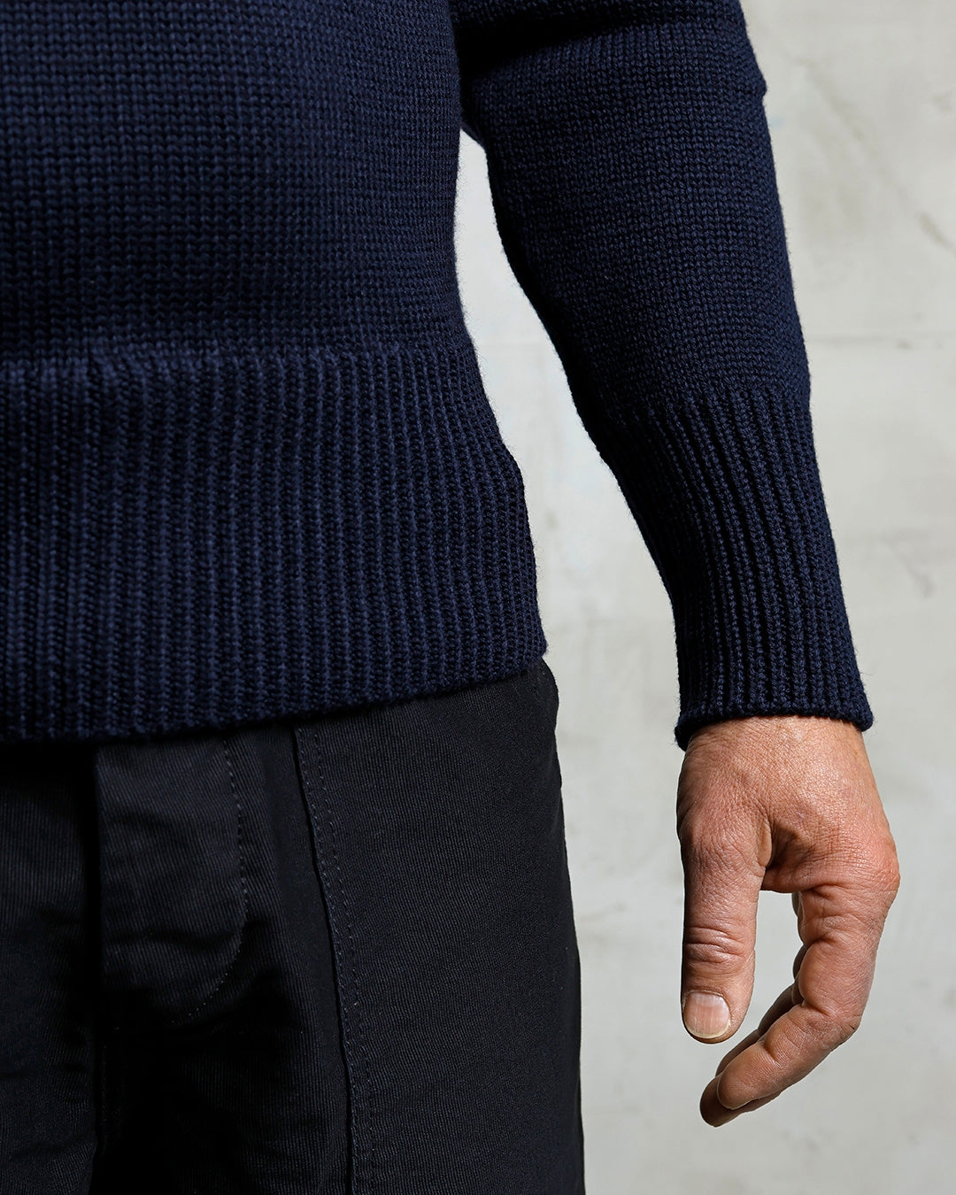 1923 Turtle Neck Knitwear Navy