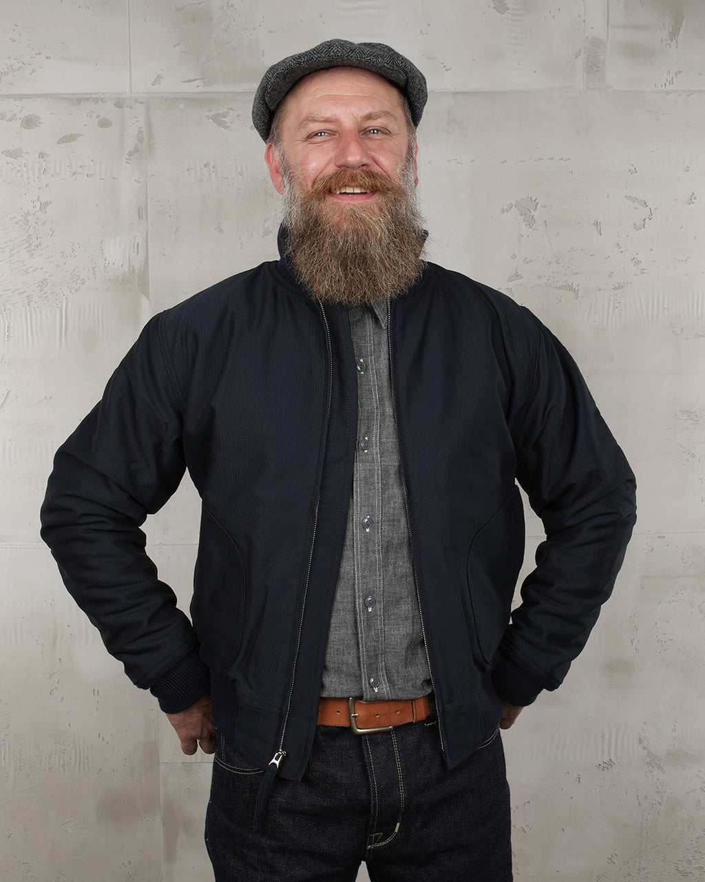 1942 Deck Zip Jacket Navy