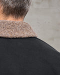 1943 N1 Deck Jacket Moleskin Sulphur Black