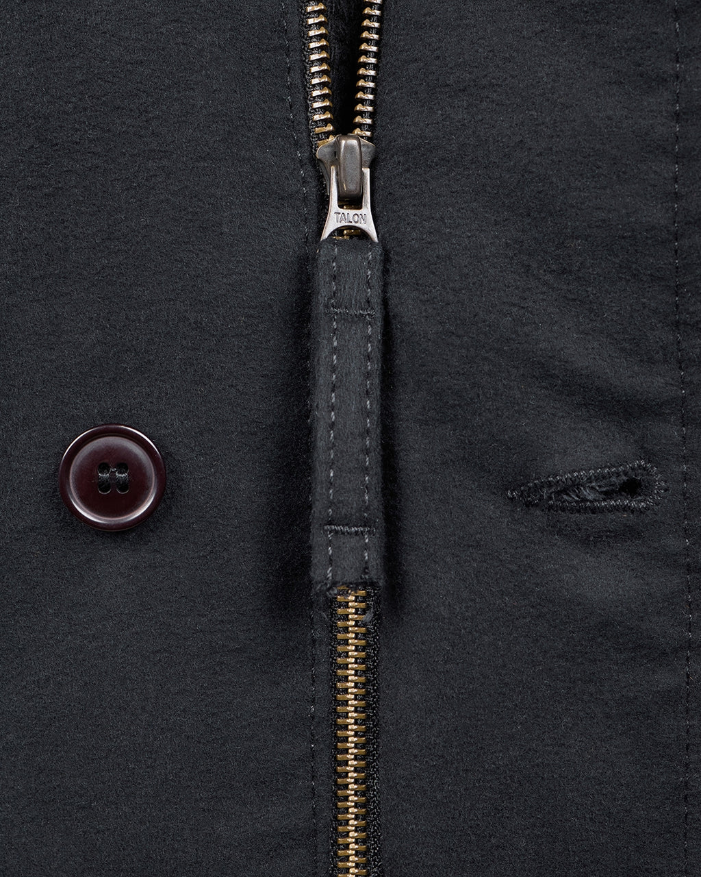 1943 N1 Deck Jacket Moleskin Sulphur Black