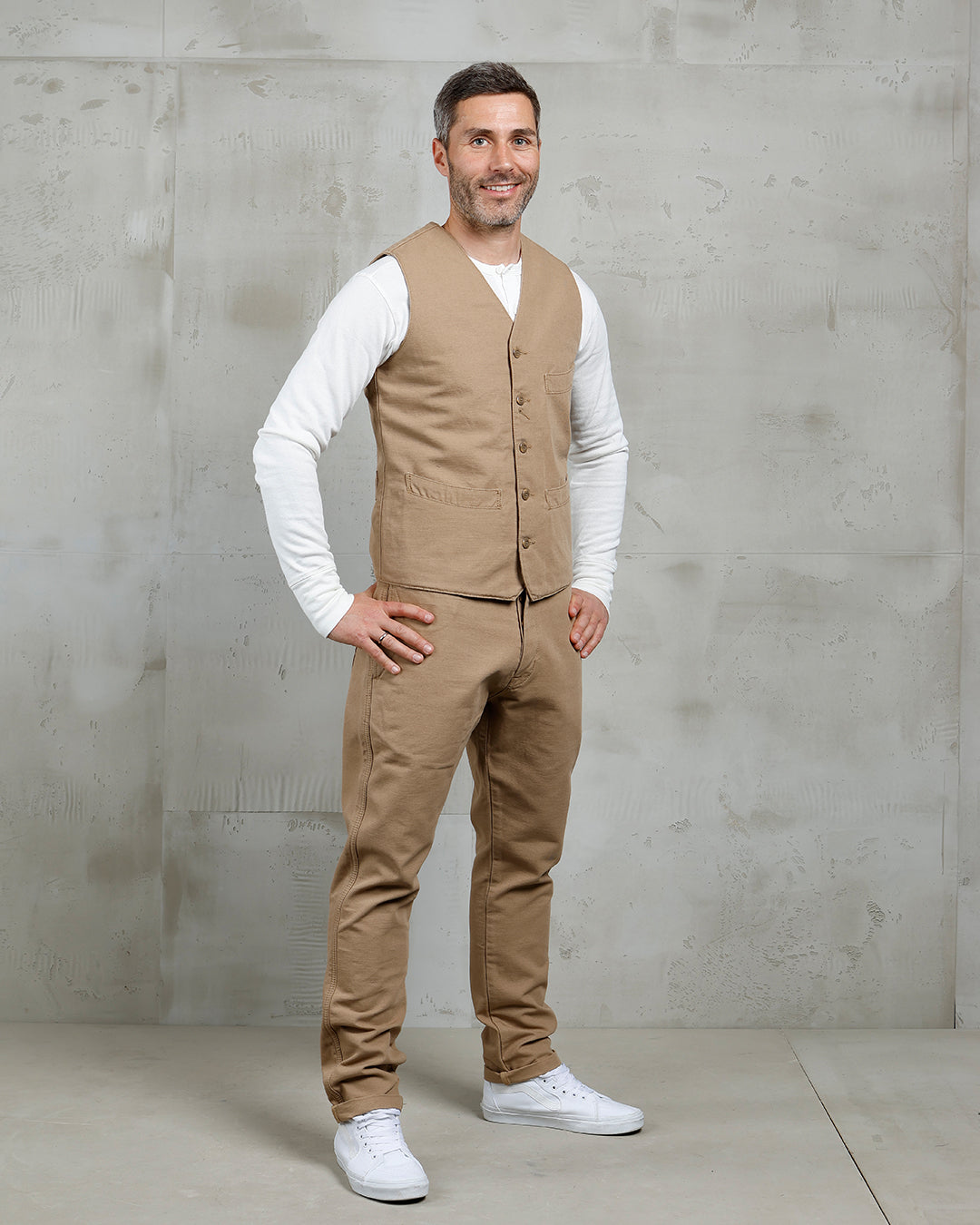 1908 Hazienda Vest Panama Beige