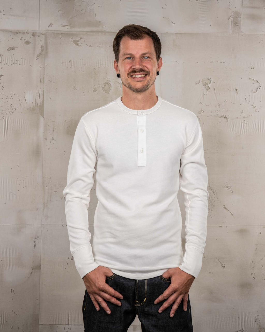 1954 Utility Long sleeve T-Shirt Ecru