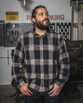 1937 Roamer Checkered Shirt Blue Beige
