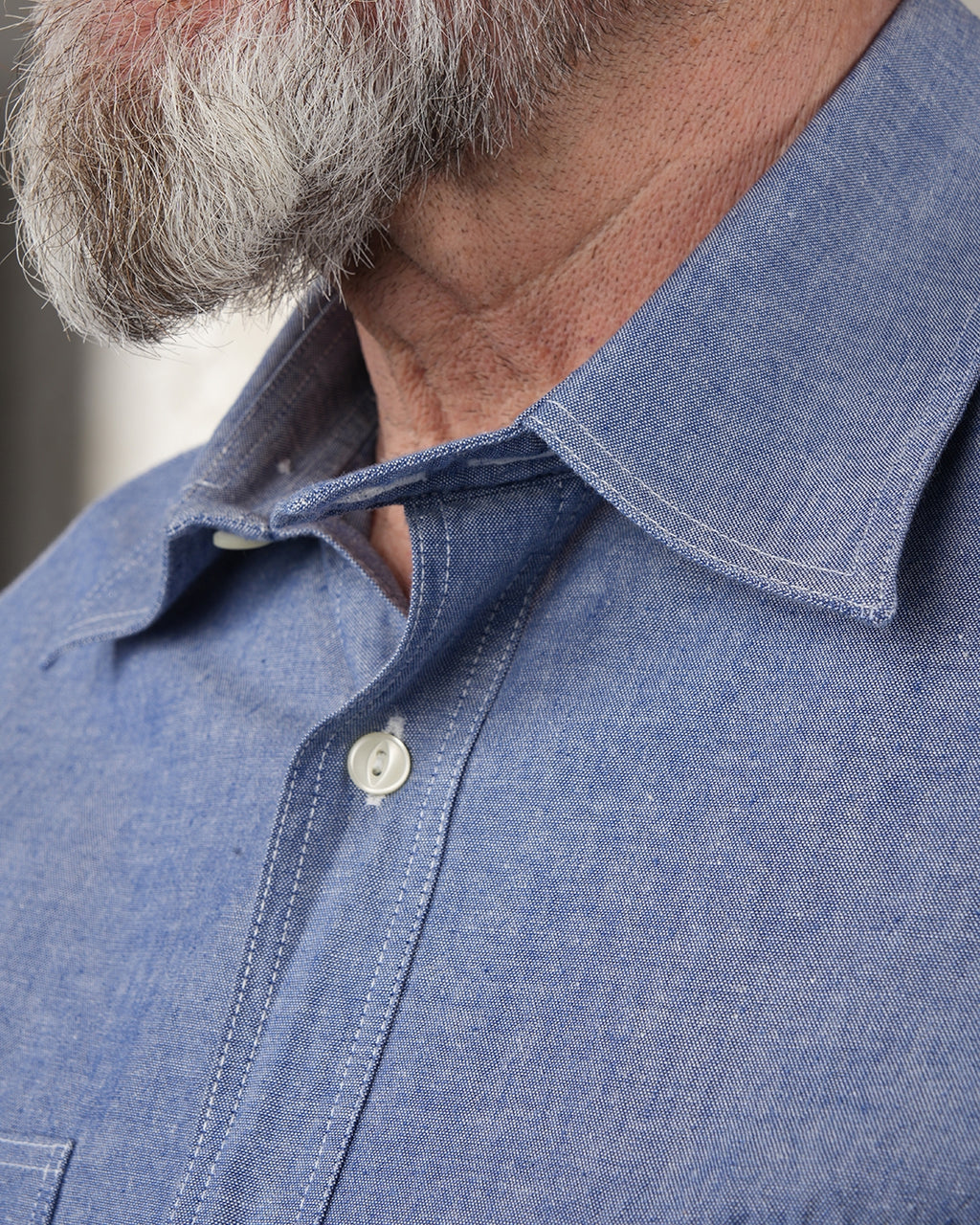 1937 Roamer Shirt Chambrey Blue
