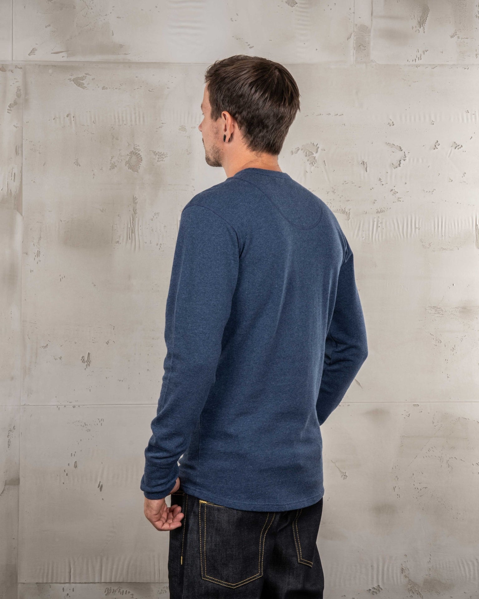 1954 Utility Long sleeve T-Shirt Indigo Melange