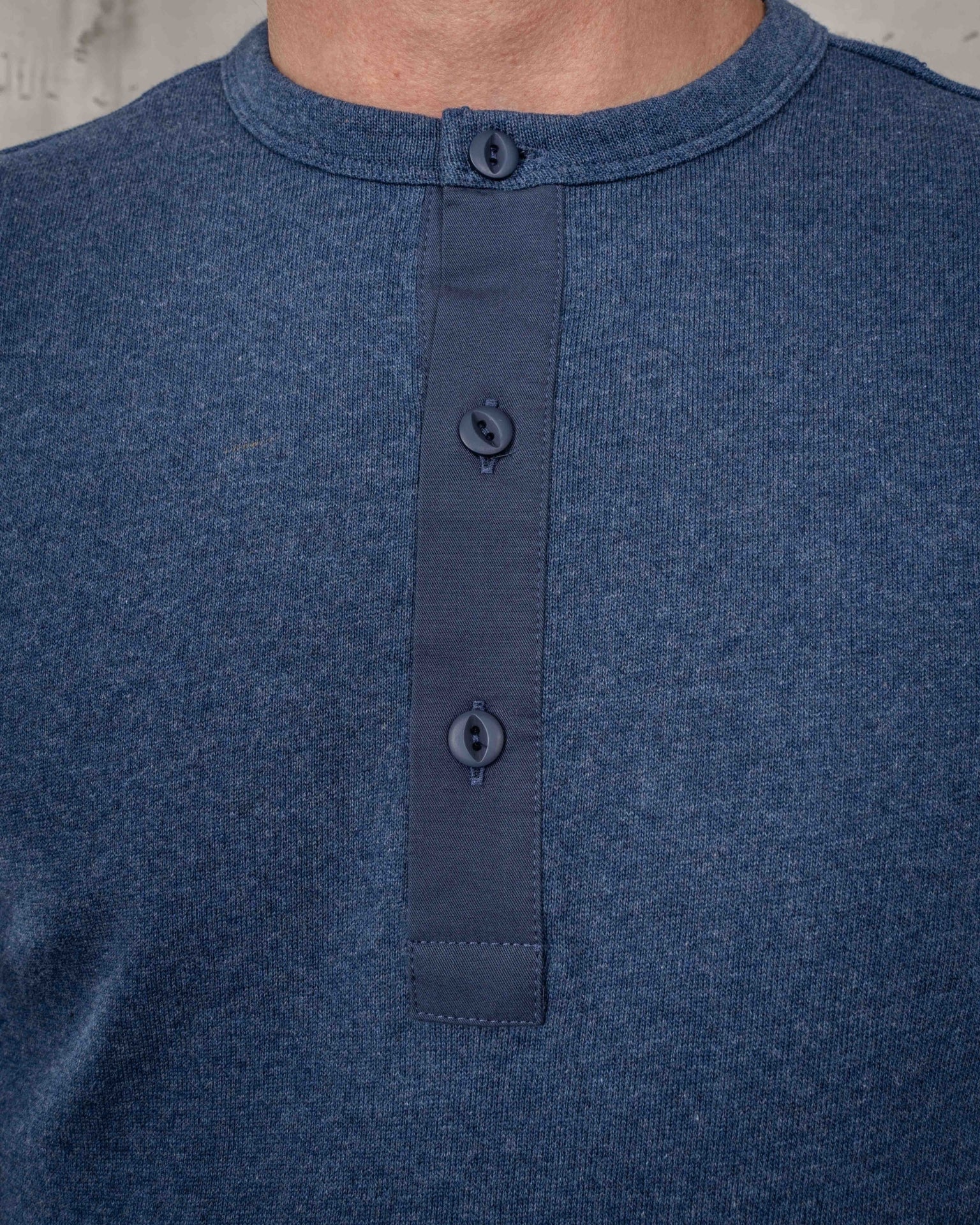 1954 Utility Long sleeve T-Shirt Indigo Melange
