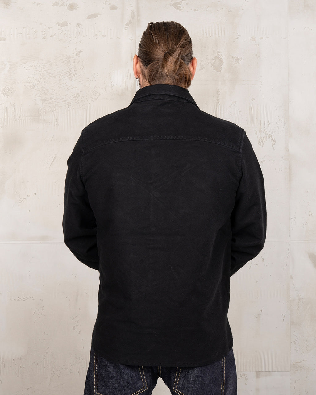 1943 CPO Moleskin Sulphur Shirt Black