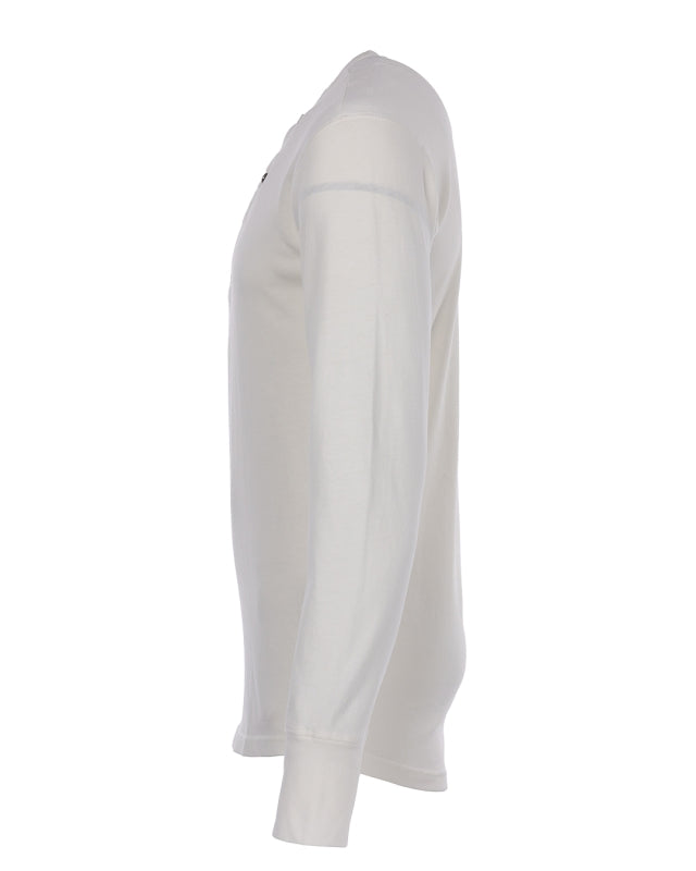 1927 Henley Shirt Long Sleeve Ecru