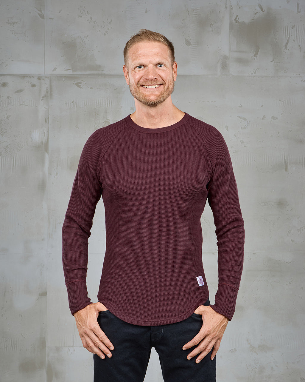 1967 Waffle Shirt Berry