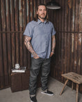 1937 Roamer Shirt Chambrey Blue Short Sleeve