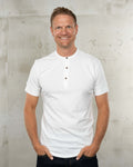1927 Henley Shirt Short Sleeve Ecru