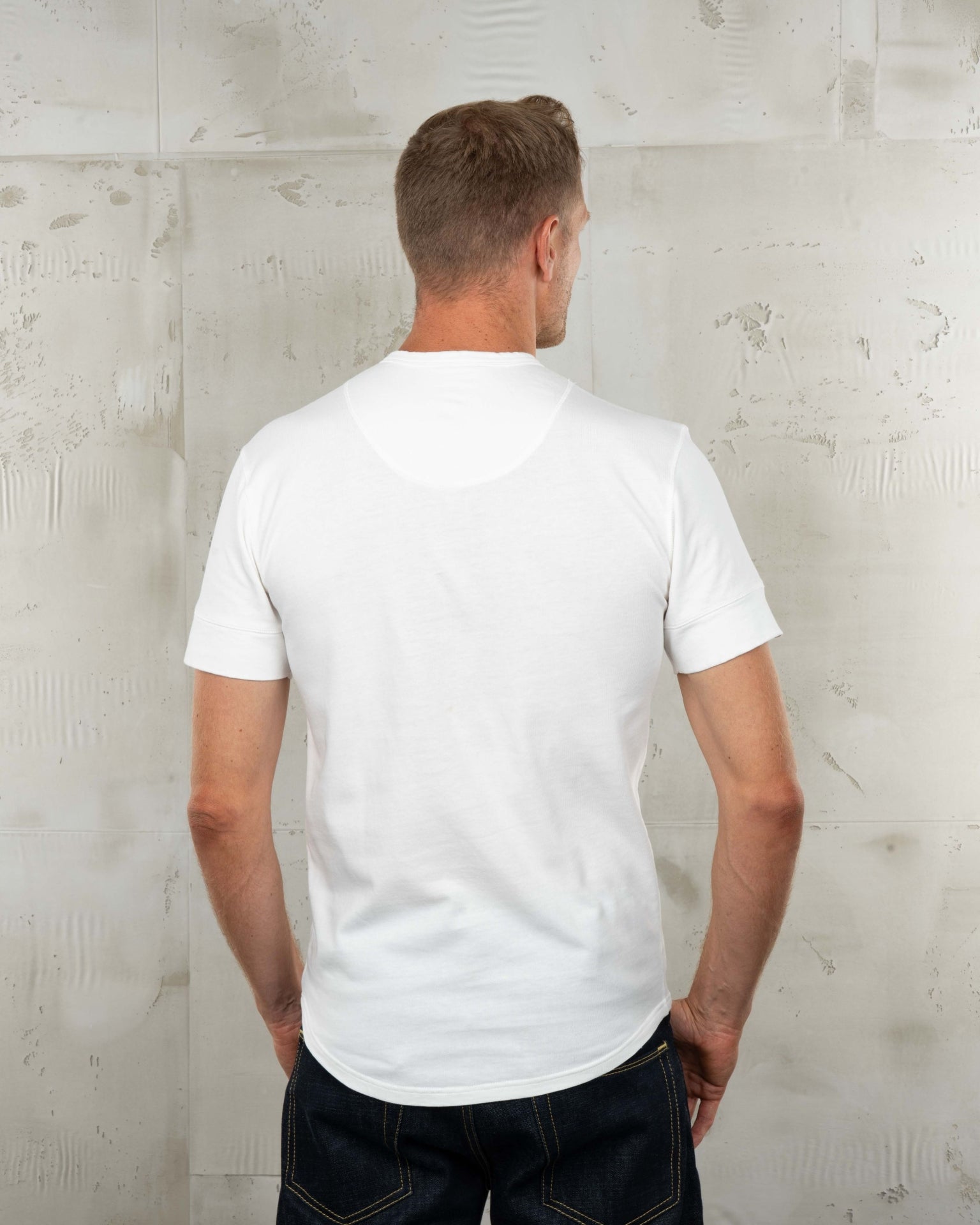 1927 Henley Shirt Short Sleeve Ecru