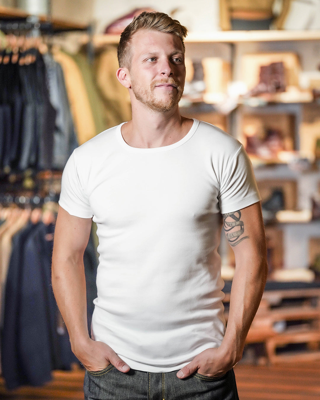 1947 Round Neck T-Shirt White