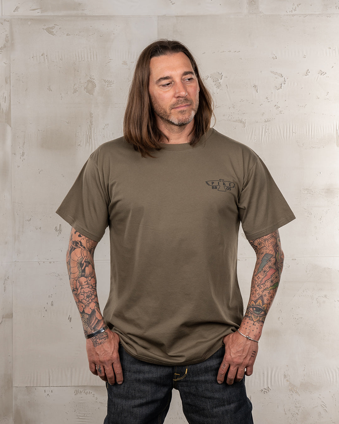 1969 Sports Tee Eagle Olive
