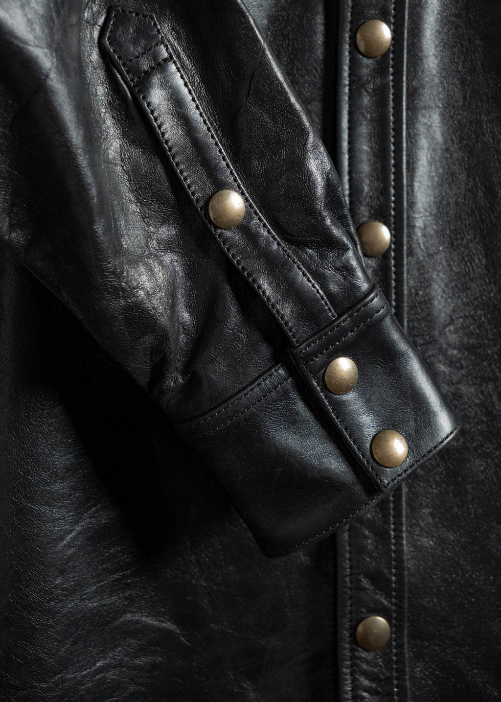 Fence Horse Hide Shirt Black