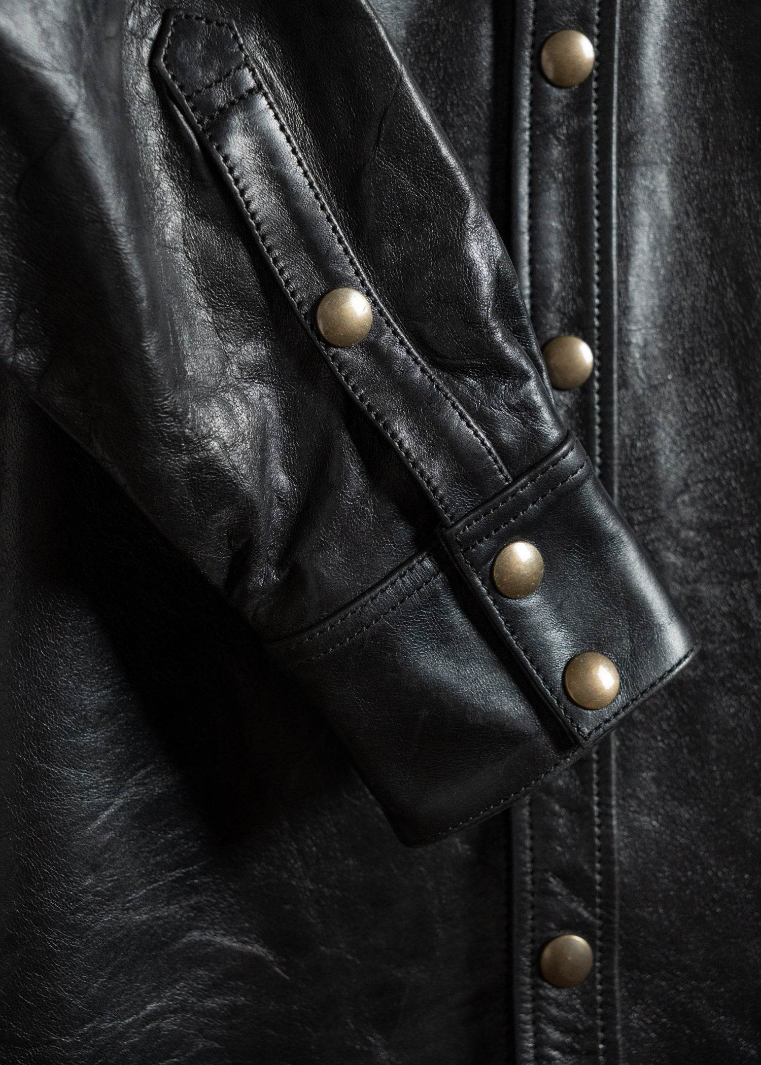 Fence Horse Hide Shirt Black