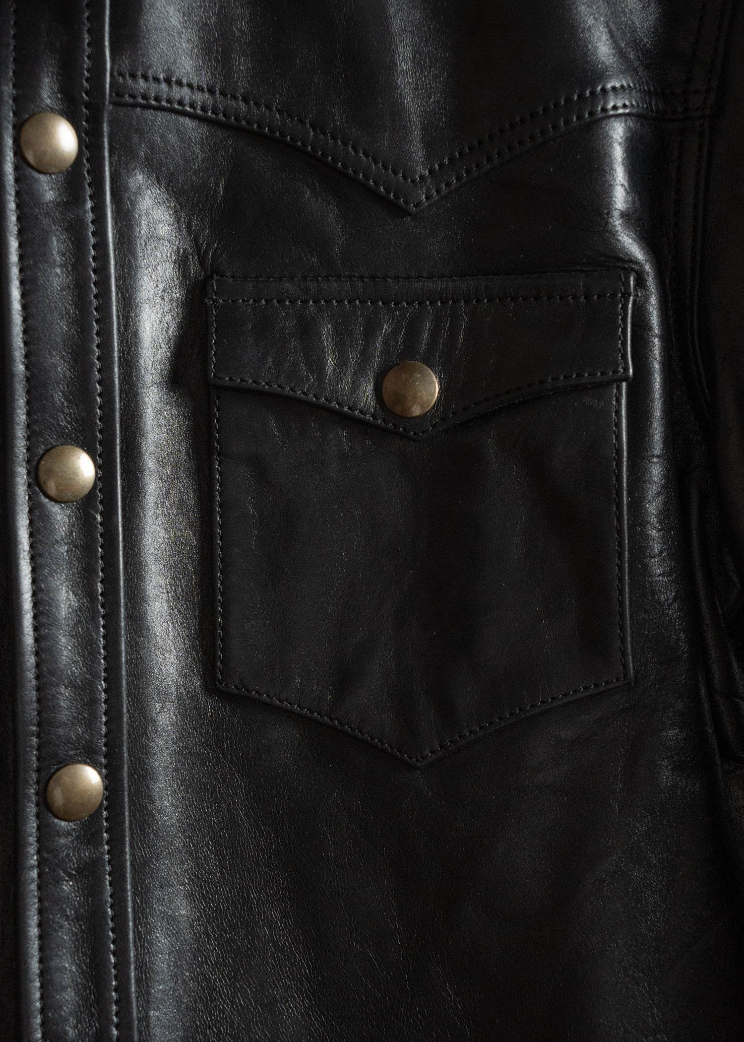 Fence Horse Hide Shirt Black