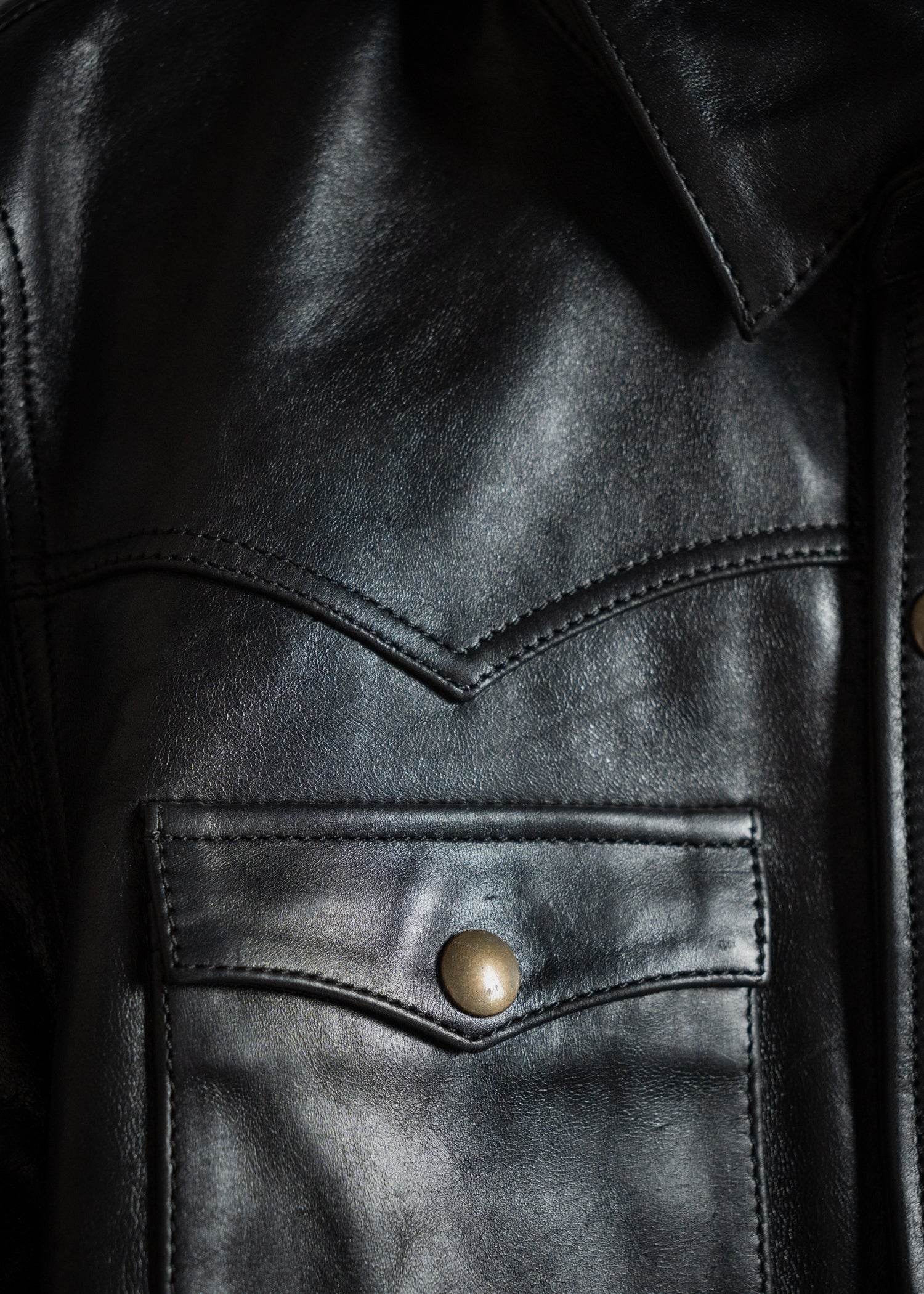 Fence Horse Hide Shirt Black