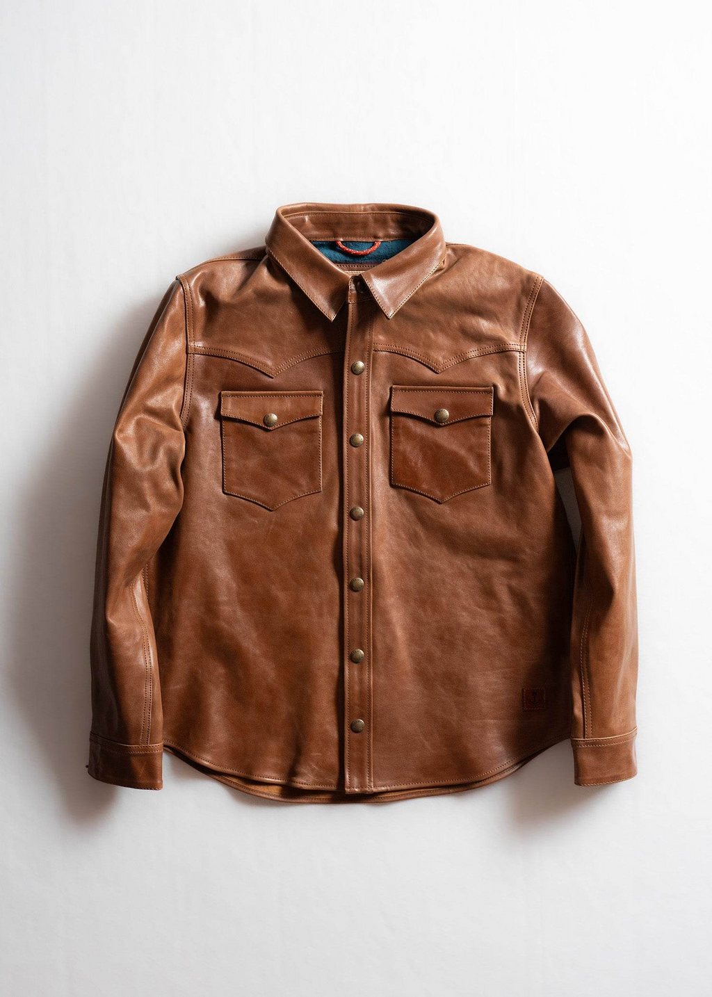 Fence Horse Hide Shirt Cognac