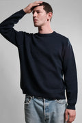Youri Round Neck Sweater Navy