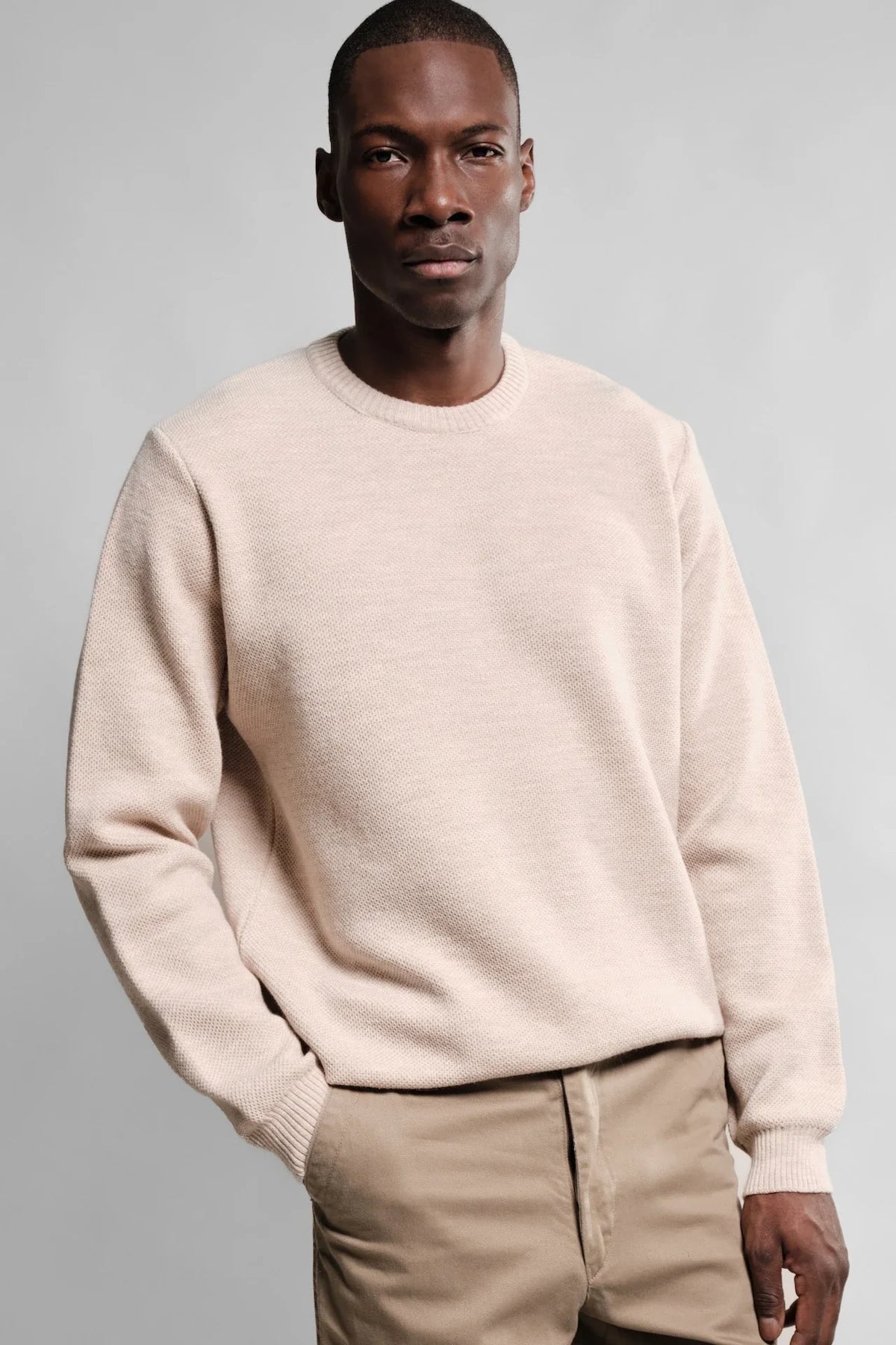 Youri Round Neck Sweater Natural