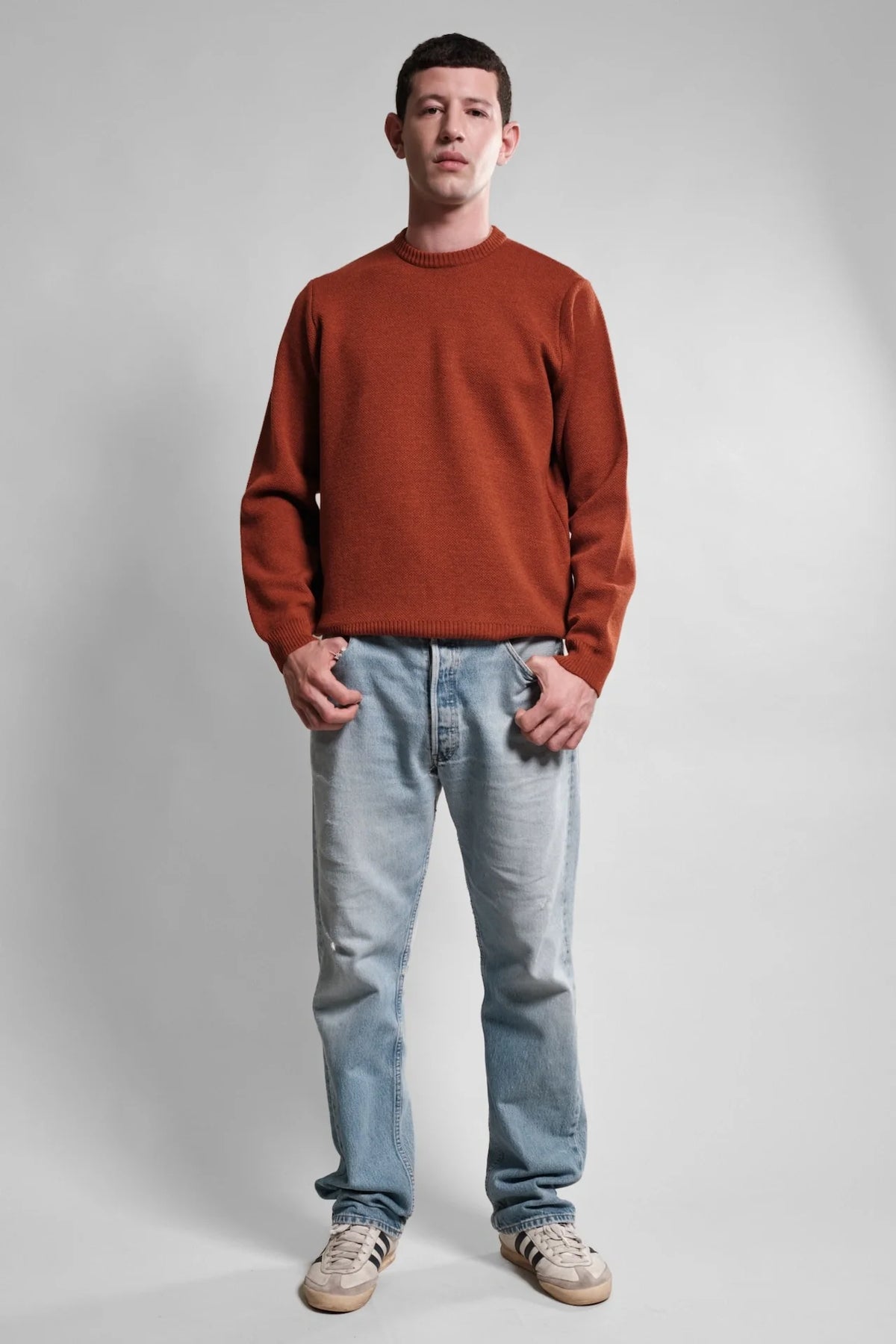 Youri Round Neck Sweater Orange