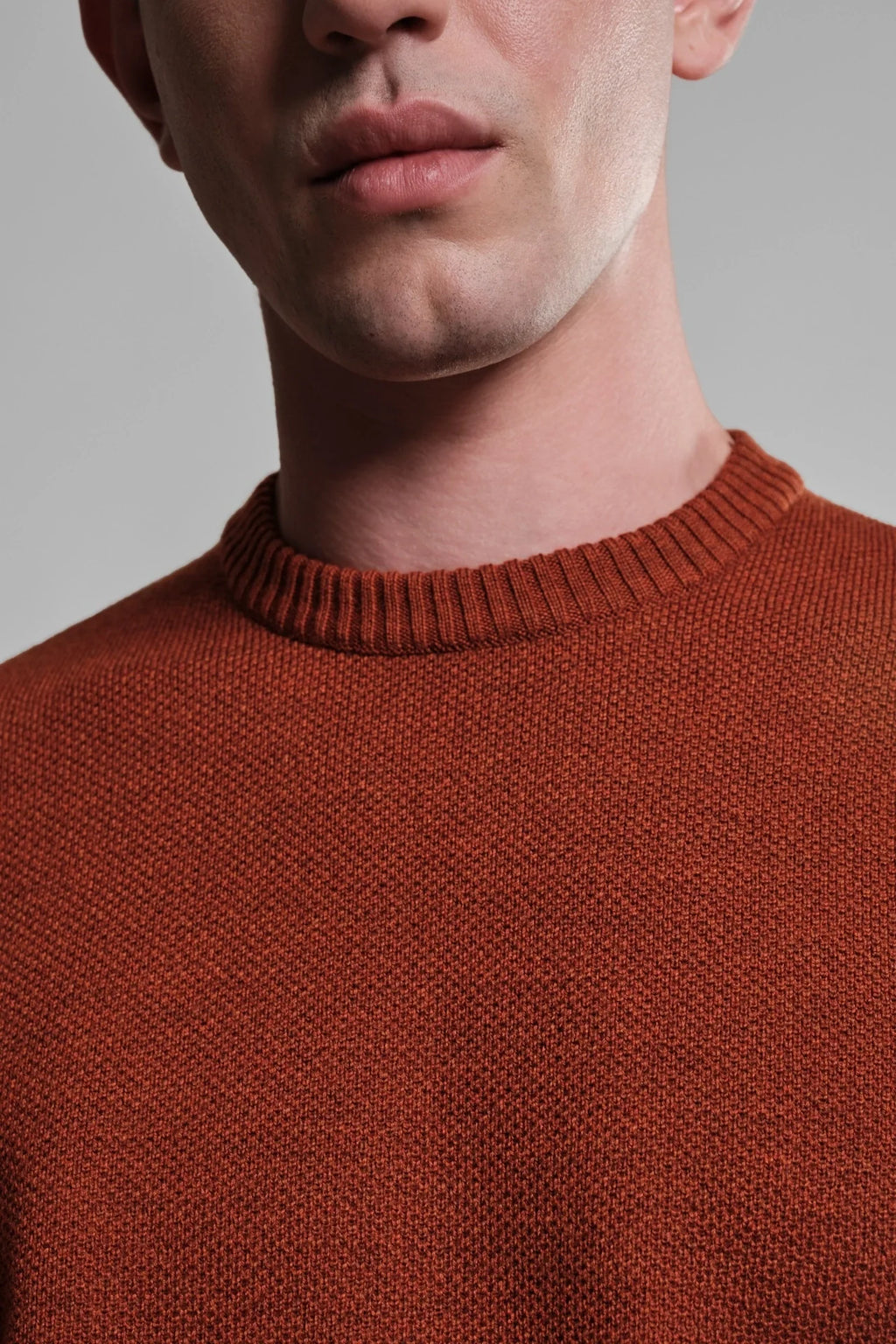 Youri Round Neck Sweater Orange